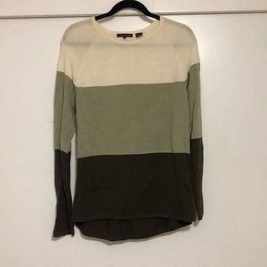 Jeanne Pierre tricolor sweater Size M